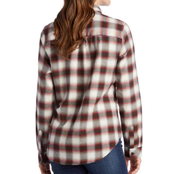 Pendleton Women's Long Sleeve Plaid Flannel Shirt - Picture 3 of 4